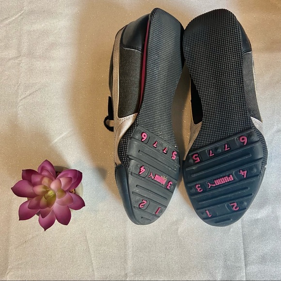 Puma Sport Lifestyle Fashion Sneakers Grey Purple Size 7.5 - Picture 3 of 4